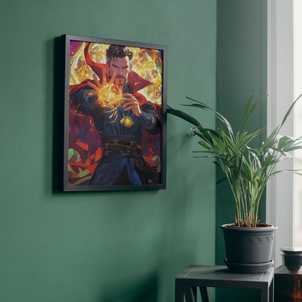 Malowanie Po Numerach Z Ramą Obrazy Do Malowania Marvel Dr.strange 40X50 Cm
