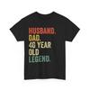 40. Geburtstag Geschenk für Männer, Ehemann Vater 40 Jahre alter Legende T-Shirt, 40. Geburtstag T-Shirt für Ihn, 40 Geburtstag Vater Geschenk, Ehemann 40. Geburtstag T-Shirt
