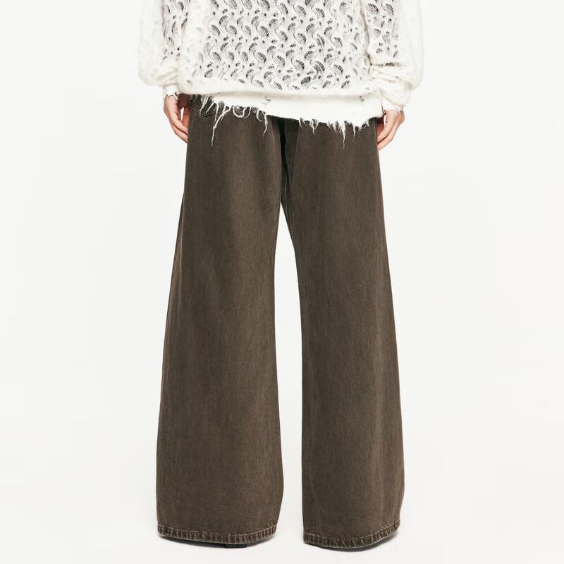 JNBY 2024 Autumn Loose Wide-Leg Jeans