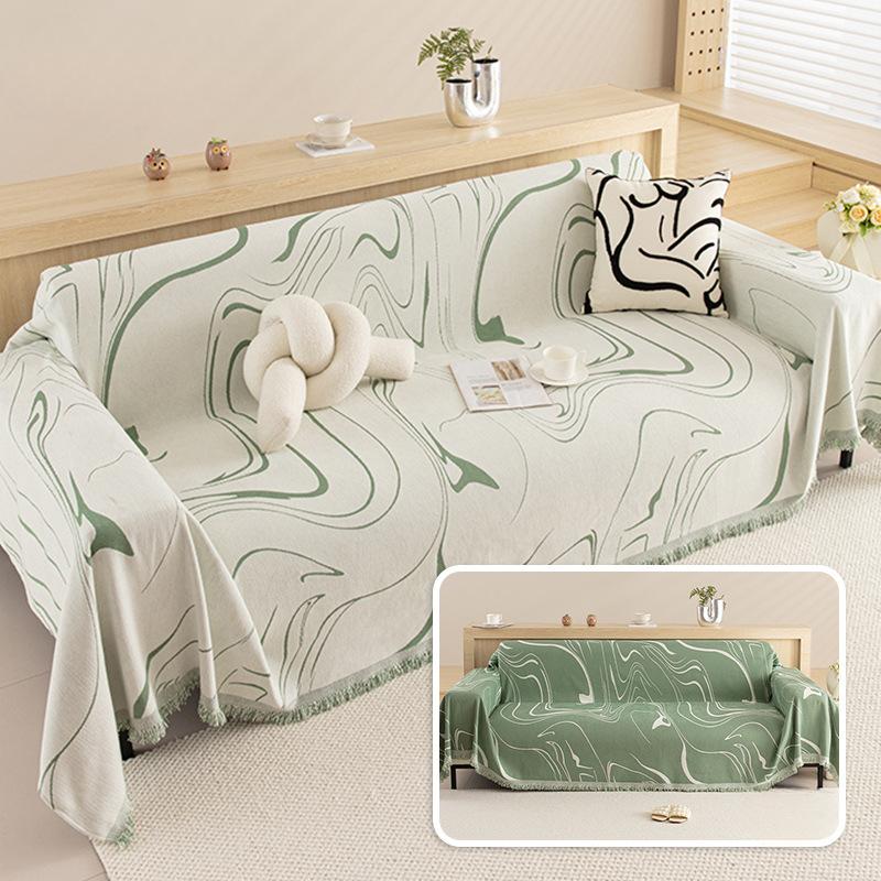 

Небольшое прозрачное диванное полотенце с рисунком элементов. Высококачественная двухсторонняя диванная подушка из синели. Нескользящий универсальный чехол для дивана. 180*180cm