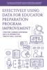 The Effectively Using Data for Educator Preparation Program Improvement Book