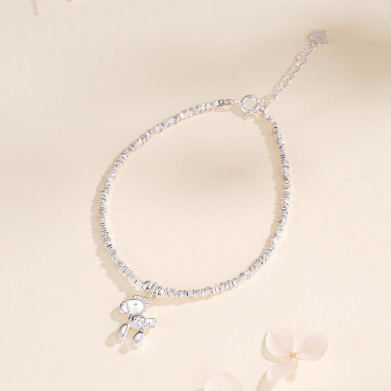 Tichiya S925 Sterling Silver  Get Rich  Bracelet - Luxurious & Exquisite Women s Silver Horse Jewelry S925 Silver