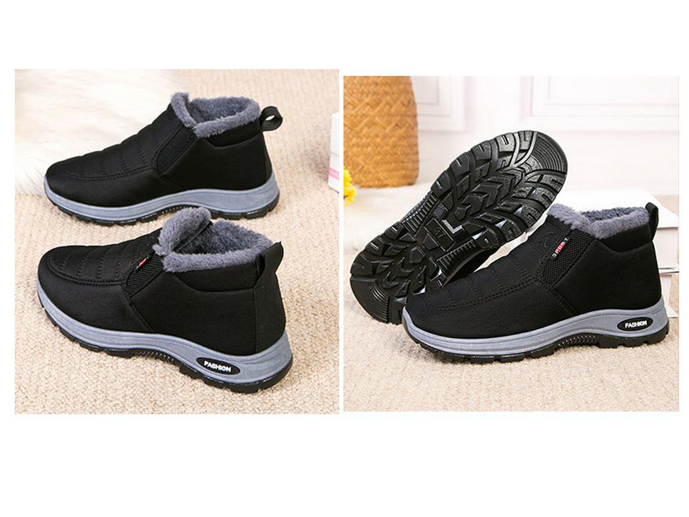 Dámské bavlněné nazouvací boty s fleecovou podšívkou - Kolekce podzim/zima 2025