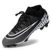 Competition women's football training shoes sports artificial turf couple broken nails children's high-top football shoes men