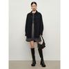 JUZI Annakou Women's Wool Blend Drop-Shoulder Shirt Jacket