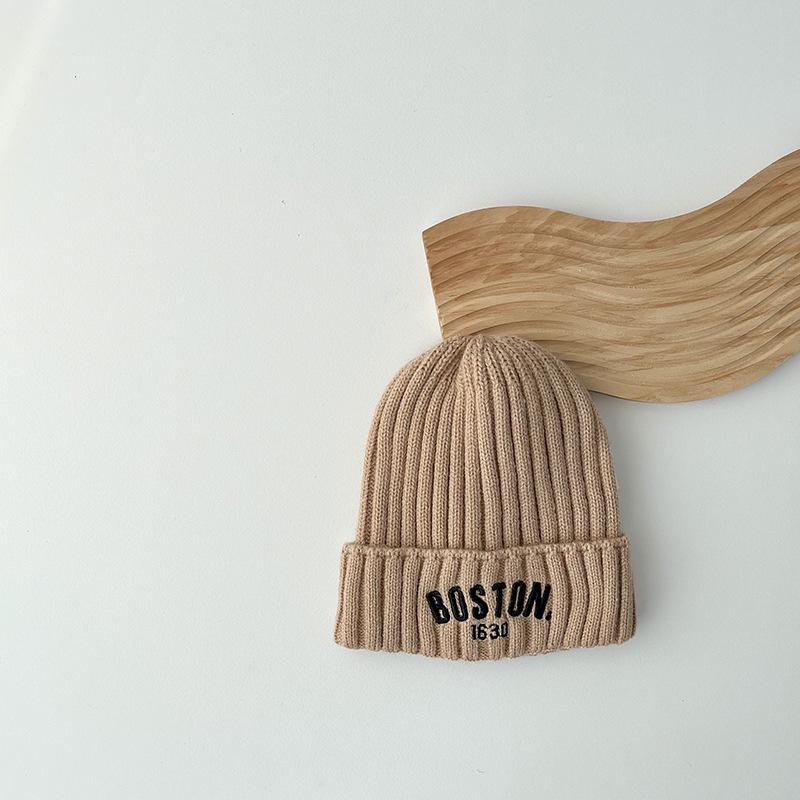2025 Autumn/Winter Unisex Korean Knit Wool Hat for Kids and Babies - Warm, Trendy Pullover Design