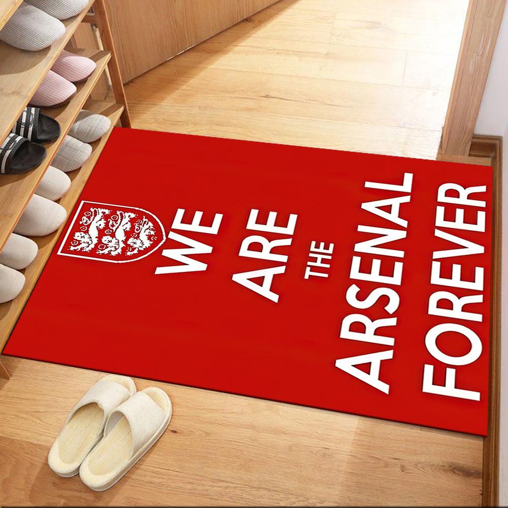 Arsenal Floor Mat Design for Foyer Entryway Decorate room Hallway Antislip Carpet Office home decor Luxury Gift for Birthday, Christmas, Wedding