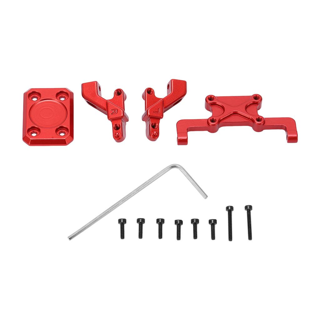 RC Aluminum Rear Body Shell Mounting Kit for AXIAL SCX24 AXI00002 124 RC Car Upgrade PartsRed
