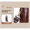 Documents Bag Genuine Leather Men's Briefcase Vintage Business Computer Bag Messenger Bags