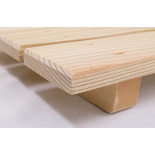 Ichihara Woodworking Co., Ltd. White Wood Draining Slats, Small, 296408