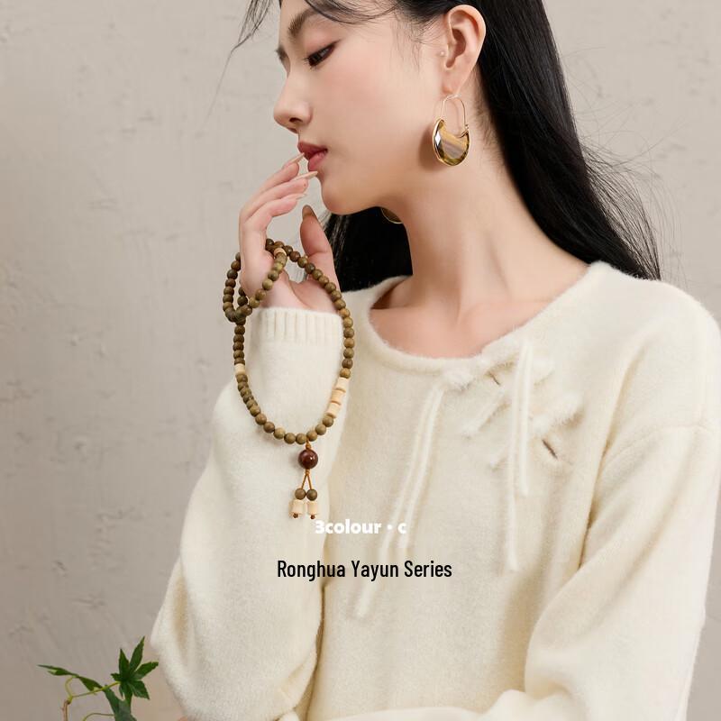 

Sancai 2025 Winter Toggle Button Knit Sweater XL