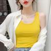 Simple and Chic Women's Plus Size Slim Fit Solid Color Tank Top for Spring and Summer - Wear As a Base or Outer Layer, Threaded Spaghetti Straps