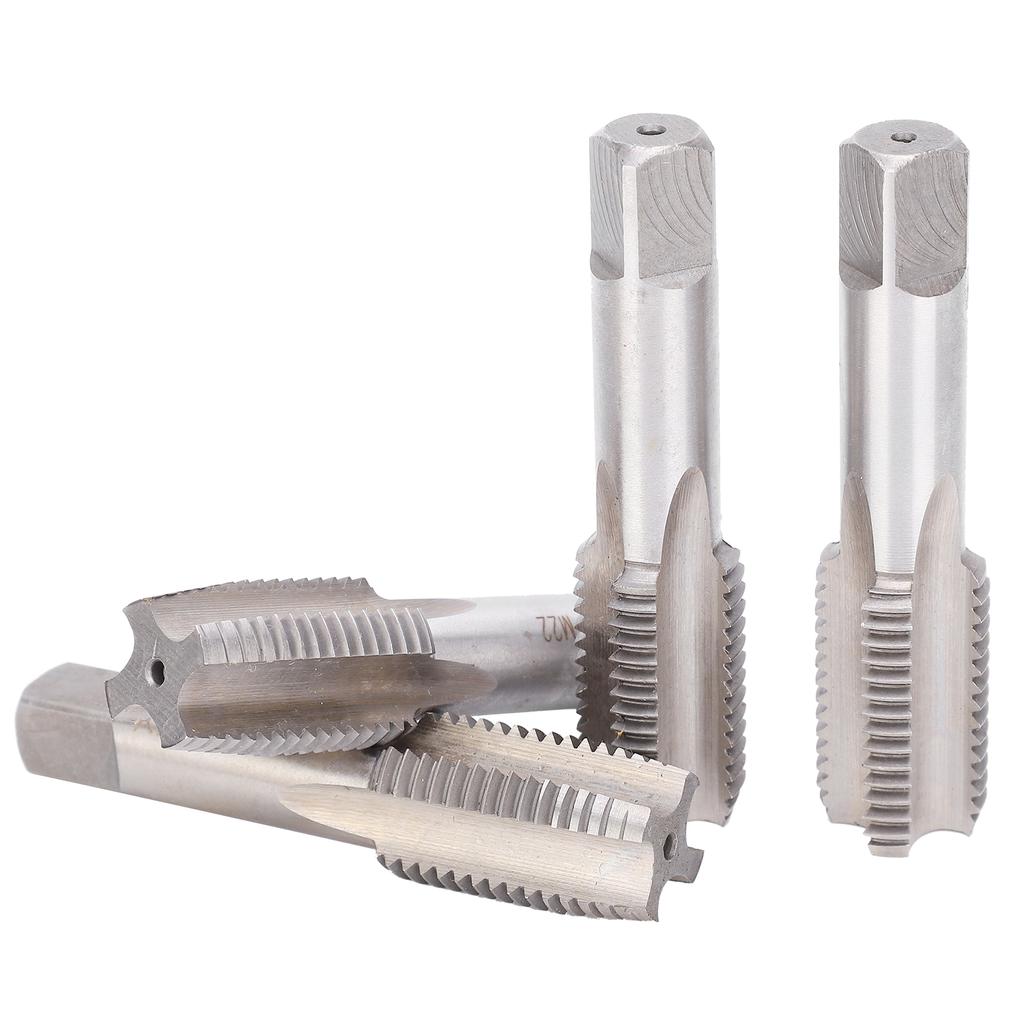 4PCS M22 Alloy Tool Steel Straight Flute Metric Hand Tap Screw Thread Tapping Hand Tool