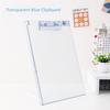 Thickening Writing Splint Transparent Plate Clamp High Quality Writing Board Clip  Gift