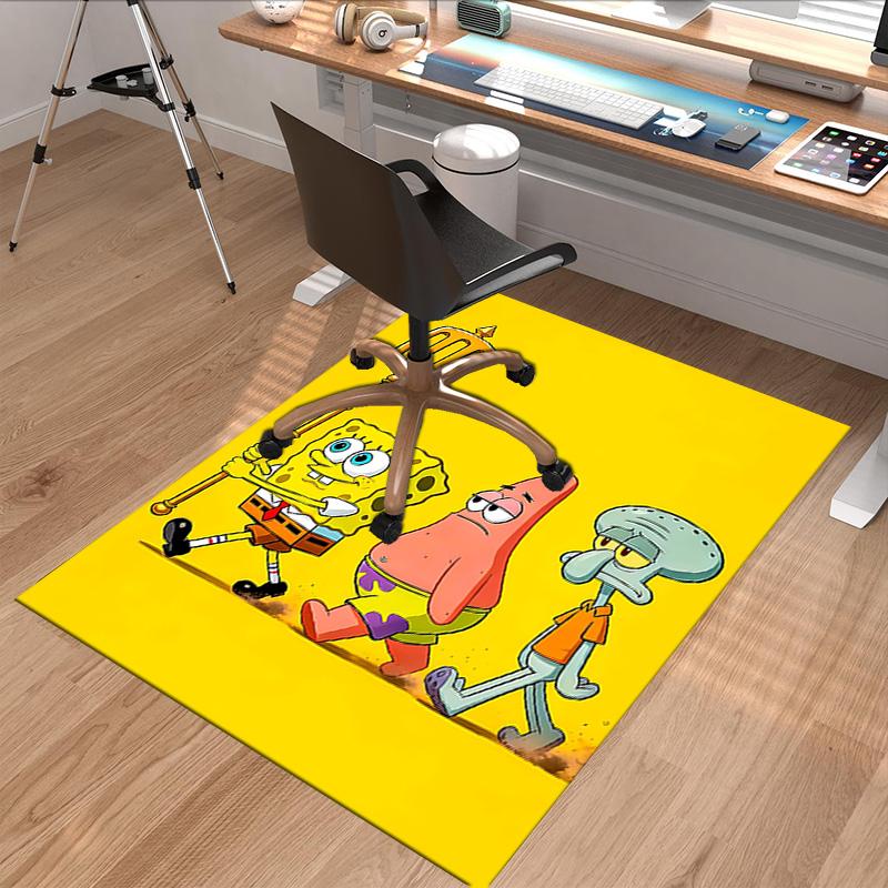 Spongebob Friends Adventure Carpet For Playroom Bedroom Living Room Sofa Home Decorkids Game Area Rug Nonslip Floor Mat