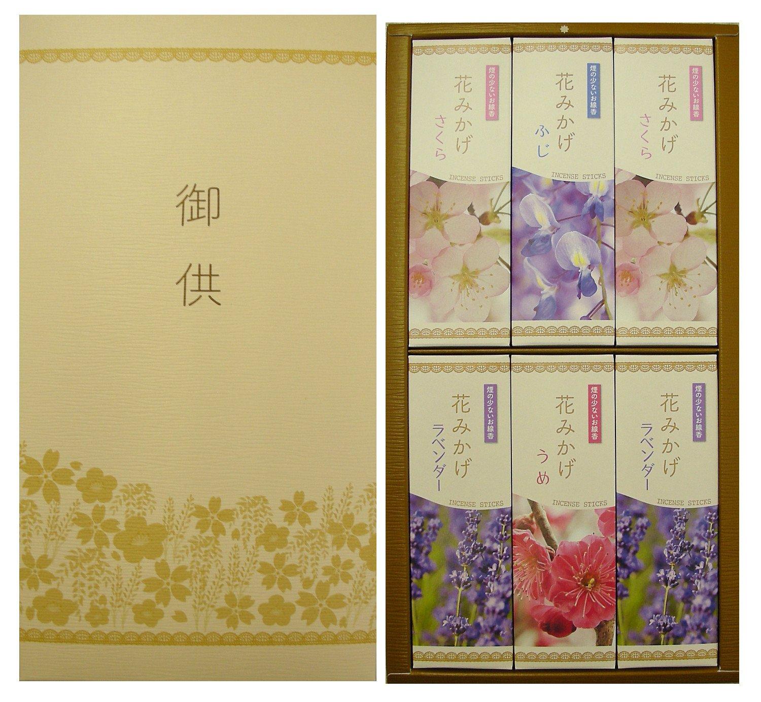 

Maruesu Incense Flower Mikage Gift Set A Set 4 (6 pieces, types)
