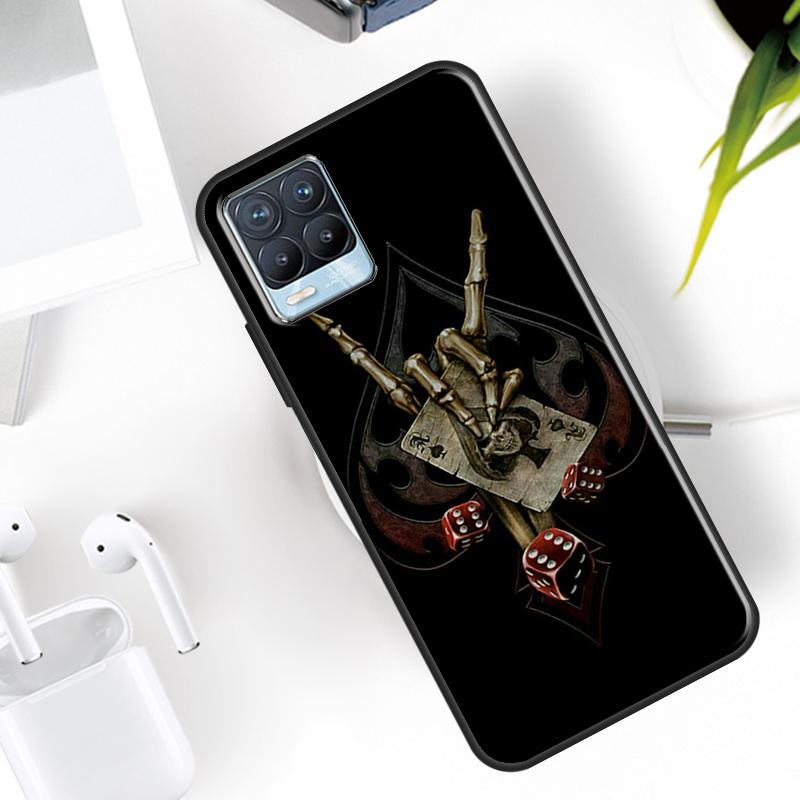 Dices Poker Casino Case For Realme 15 11 12 13 14 Pro Plus C53 C55 C51 C25 C63 C61 C65 C67 C71 C75 GT6 GT7 Pro