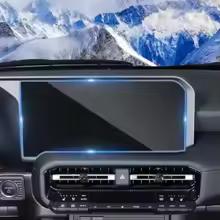 For Toyota Land Cruiser Prado 2024 2025 Navigation Instrument Screen Protector HD Tempered Glass Film with Foam Box Packaging.