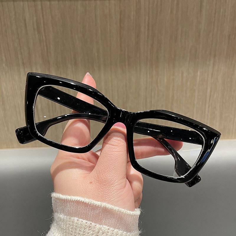 Classic Anti Blue Light Prescription Cat Eye Eyeglasses Ladies Luxury Designer Style Style Myopia Optical Glasses Double Color Spectacle Frame Frame