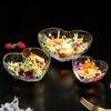 Japanische Kreative Schüssel Ins Obstsalat  Klares Herz  Kristallglas  Buntes Dessert Dinner-Set  Pinke Küche