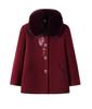 Warm Winter Coat for Women: Anti-Mink Velvet and Fleece-Lined Jacket for Middle-Aged and Elderly Ladies