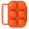 3 Pcs 6 Grid Egg Box Sturdy Shockproof Egg Holder Durable Egg Storage Carrier  Indoor Kitchen