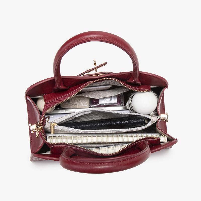 Spring And Summer Niche Fashion Texture Handbag Bag Large Capacity Shoulder Messenger Bag Foreign Style Tote Bag