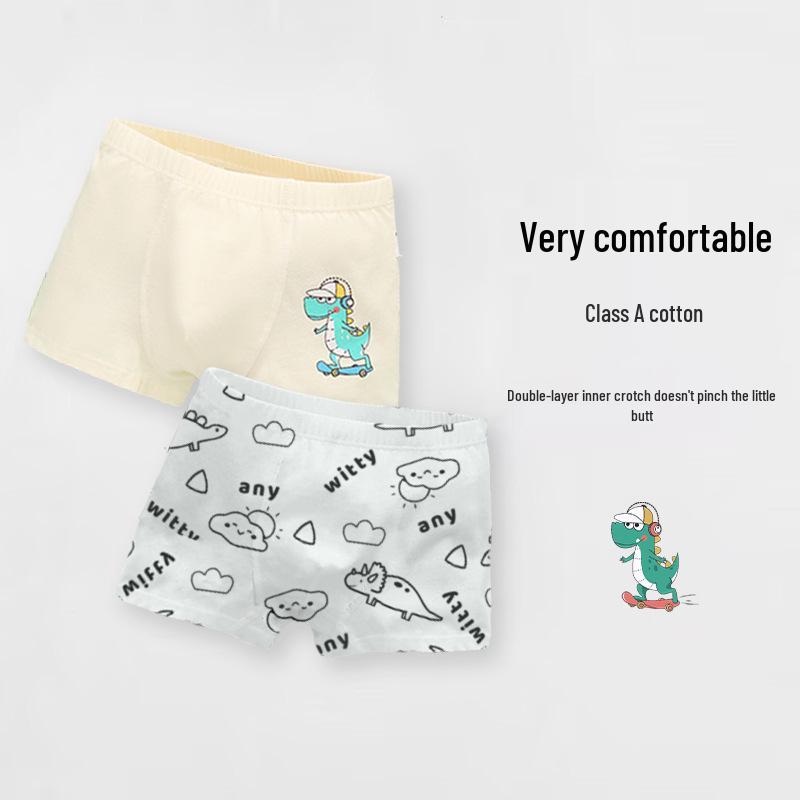 Kids' Cotton Boys' Boxer Briefs - Sizes for Small Kids To Teenagers