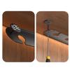 2/3/4 Slots Upside Down Shelf Space Aluminum Inverted Goblets Rack Practical Wine Glass Rack  Bar