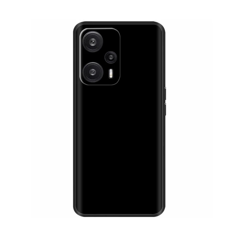 

Black Silicone Case For Xiaomi Poco F5 Case For Poco F5 Pro Printed Phone Cover for Xiaomi Poco F5 5G PocoF5 Shockproof Shell Poco F5