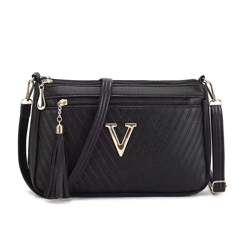 Women's Middle-aged Crossbody Bag Korean Version 2025 Spring/summer Fashion Trend Single Shoulder Bag Change Mobile Phone Purse