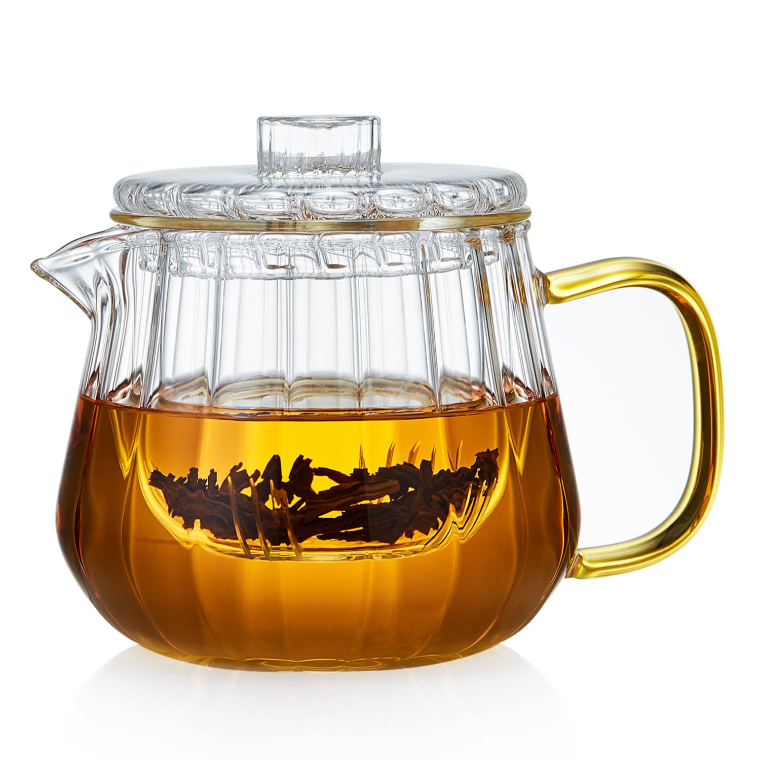 

Чайник Pokaro Чай с дыней, Деревянный, Большой, Вертикальный, Идеально подходит для черного, зеленого чая, чая с финиками и чая с маленьким зеленым мандарином, термостойкое стекло,