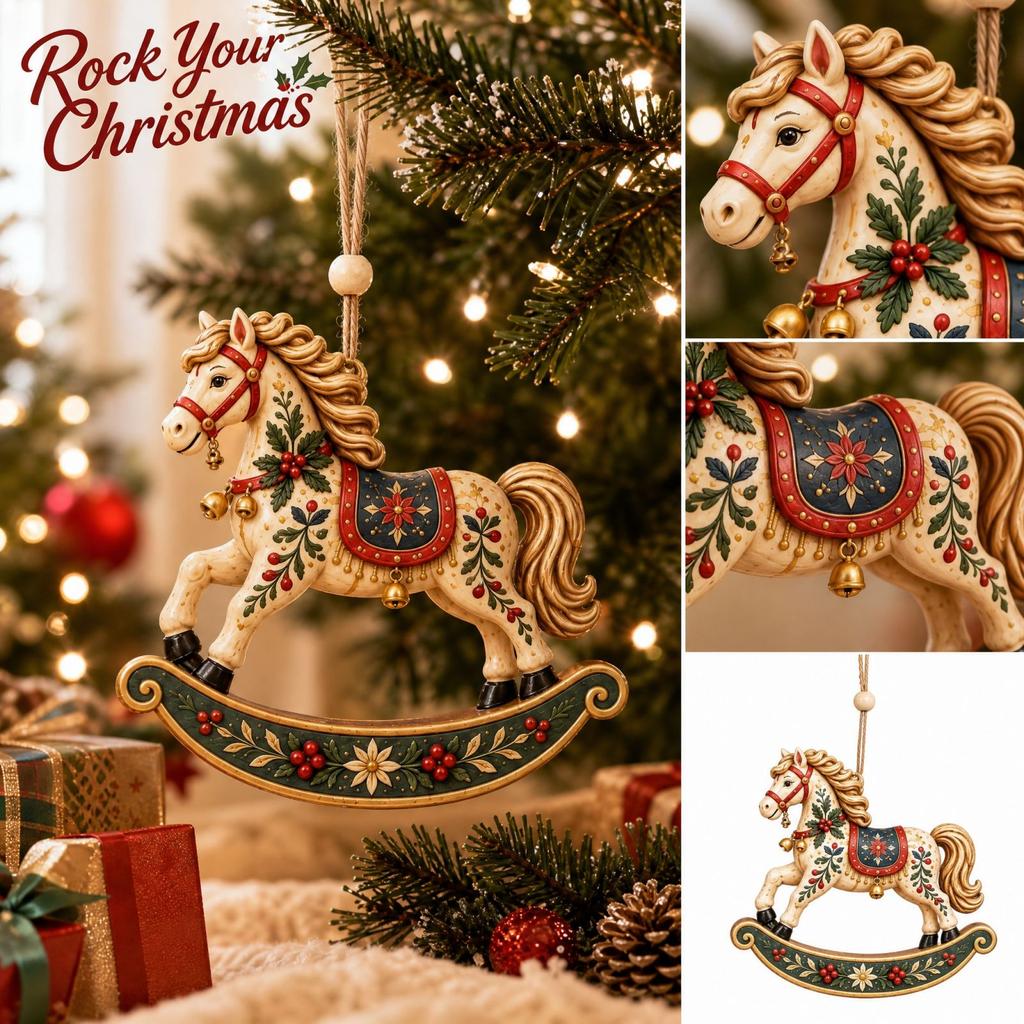Christmas Tree 2D Acrylic Ornament for Holiday Home Decor and Christmas Display