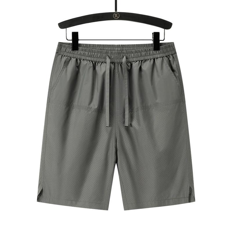 Solid Color Casual Shorts Summer Thin Breathable Five Quarter Pants Casual Loose Five Quarter Pants Versatile Outerwear