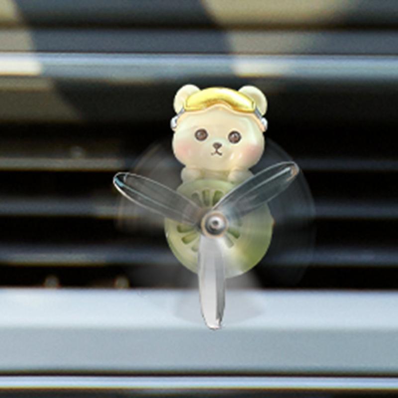 Vent Clip Air Freshener Air Conditioning Outlet Clip With Pilot Design Rotating Propeller Cartoon Vent Clip Fresheners Diffuser
