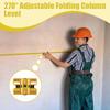 Folding Spirit Level Meter 270 Degree Adjustable Professional Post Leveler Tool Magnetic Adjustable Durable Angle Gauge