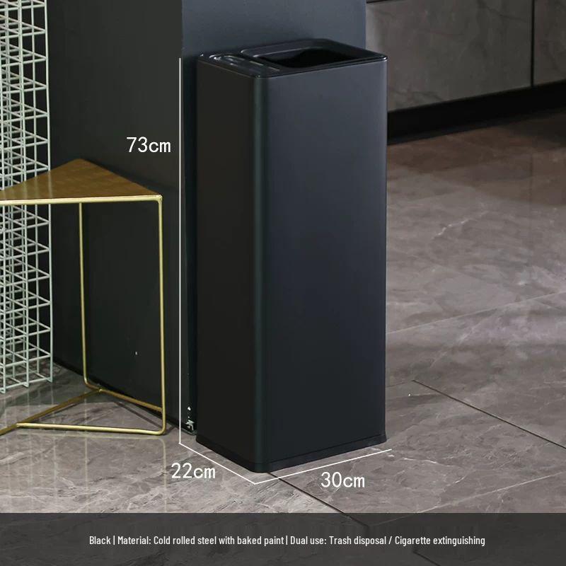 Stainless Steel Vertical Ashtray Trash Can
