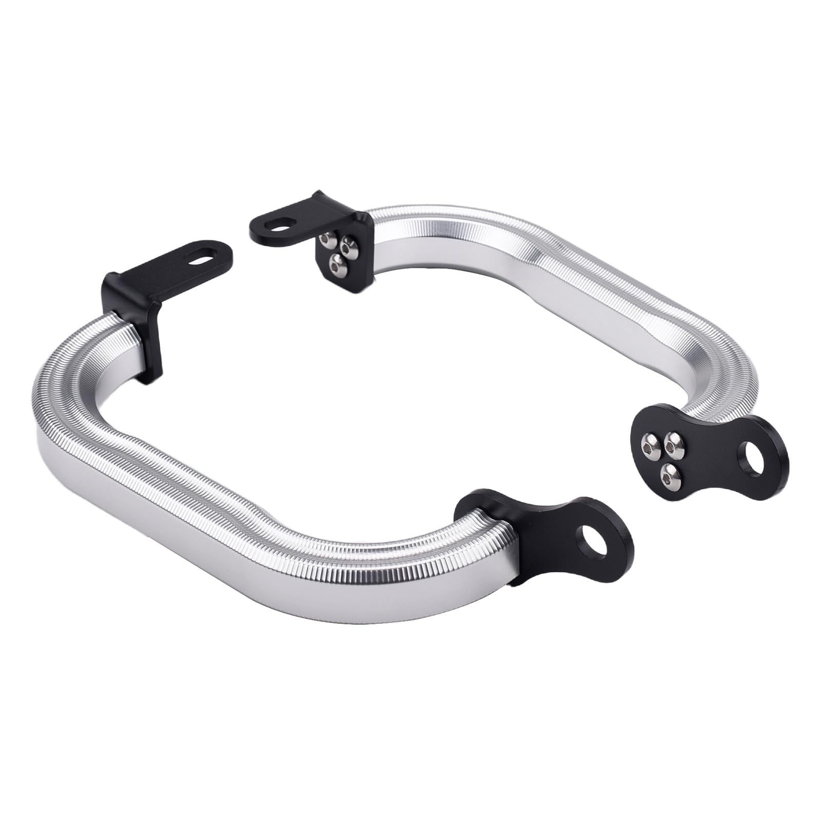 

LEDISHUN Motorcycle Assist Side Grips for Kawasaki Z900RS and Z900RSCAFE Grips, (All Models) (Silver)