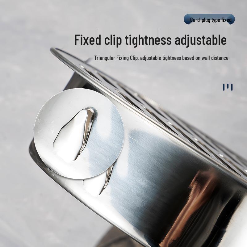 304 Stainless Steel Round Anti-Clog Balcony Floor Drain