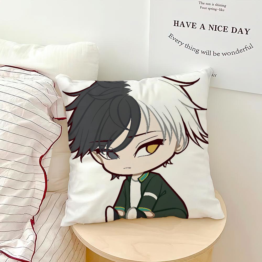 anime WIND B-BREAKER chibi S-Sakura Haruka Comfortable soft Pillow Case for Sofa Living Room Home office Decor Protective Covers