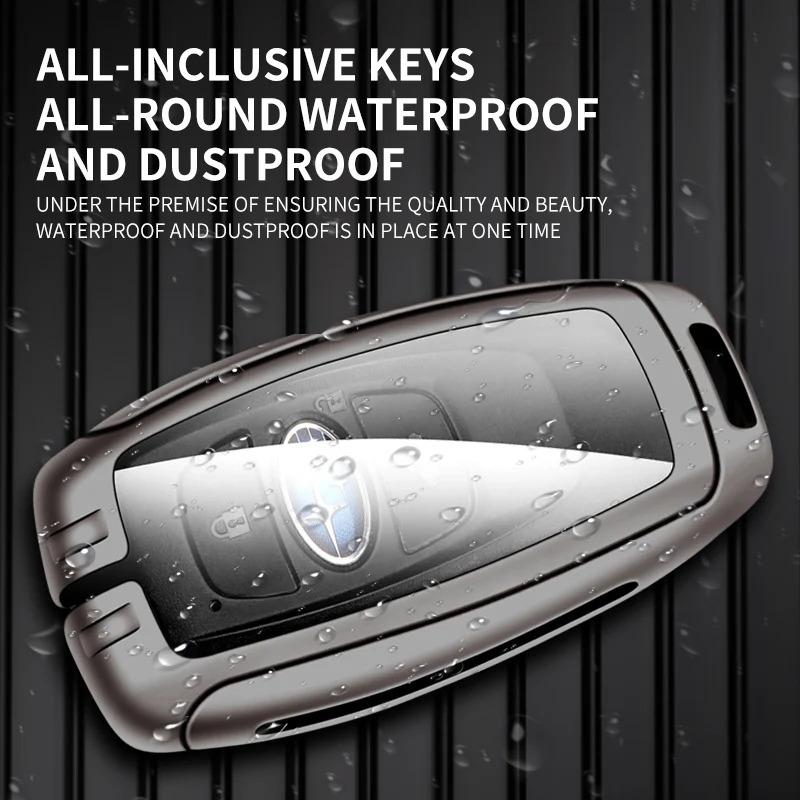 Car Zinc Alloy Key Case Bag For Subaru Brz Wrx Xv Ascent Forester Outback Impreza Legacy Car Metal Key Shell Auto Accessories Y15