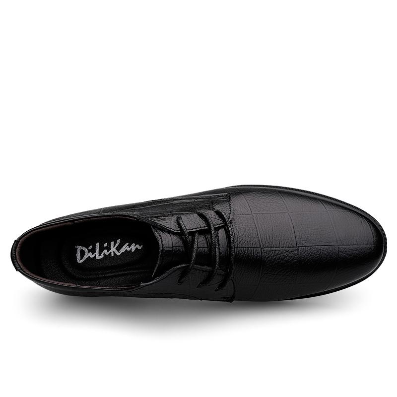 Newest Genuine Leather Men Dress Shoes Luxury Oxford Shoes Black Wedding Business Men'S Shoes High Quality Casual Derby Shoes Man