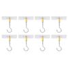 Plant Hanger Removable Strong Adhesive Ceiling Hooks Multipurpose Hanging Solution For Curtains Lights Decoration