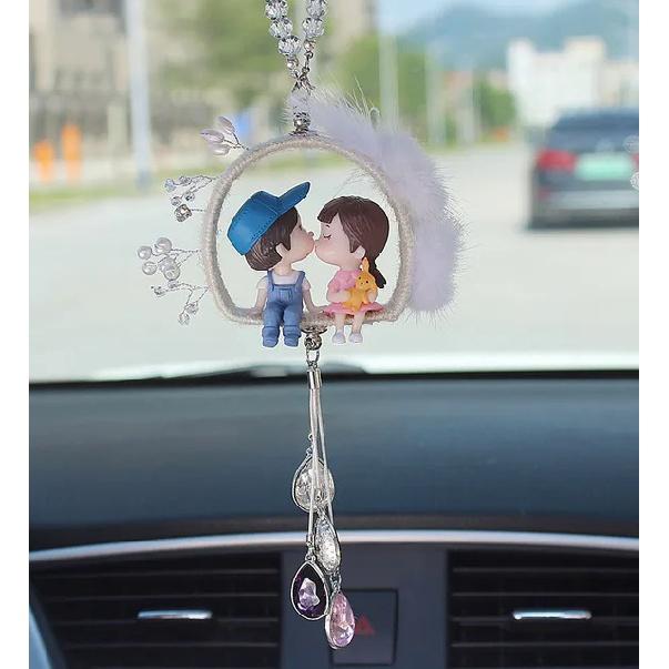 Автомобильный кулон с мультяшным кристаллом и бриллиантами — фото 17
