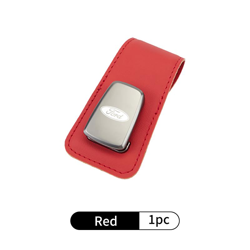 Fashion Car Sun Visor Glasses Stand Sunglasses Card Clip For Ford Escape Ecosport Fusion Explorer Expedition Taurus SN4