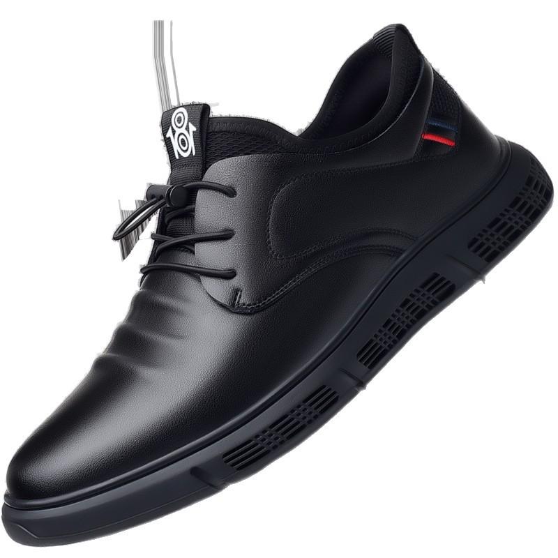 Men's Casual Leather Shoes Soft Sole Non-slip Fashionable Versatile Comfortable One-pedal Leather Shoes