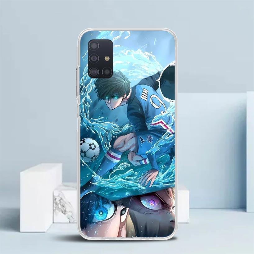 Blue Lock Isagi Yoichi Phone Case For Samsung Galaxy A52 A32 A22 A12 A51 A50S A30S A10S Note 20 Ultra 10 S10 Plus A31 A20 A71 A7