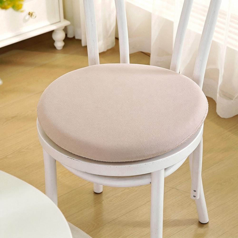 Non Slip Seat Pad with Straps Washable Dining Chair Seat Pad Memory Foam Chair Cushion with Straps Thickened Dining Seat Pad