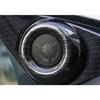 Carbon Fiber Look Inner Front Door Speaker Cover Trim For Honda Civic 10th 2016-2021