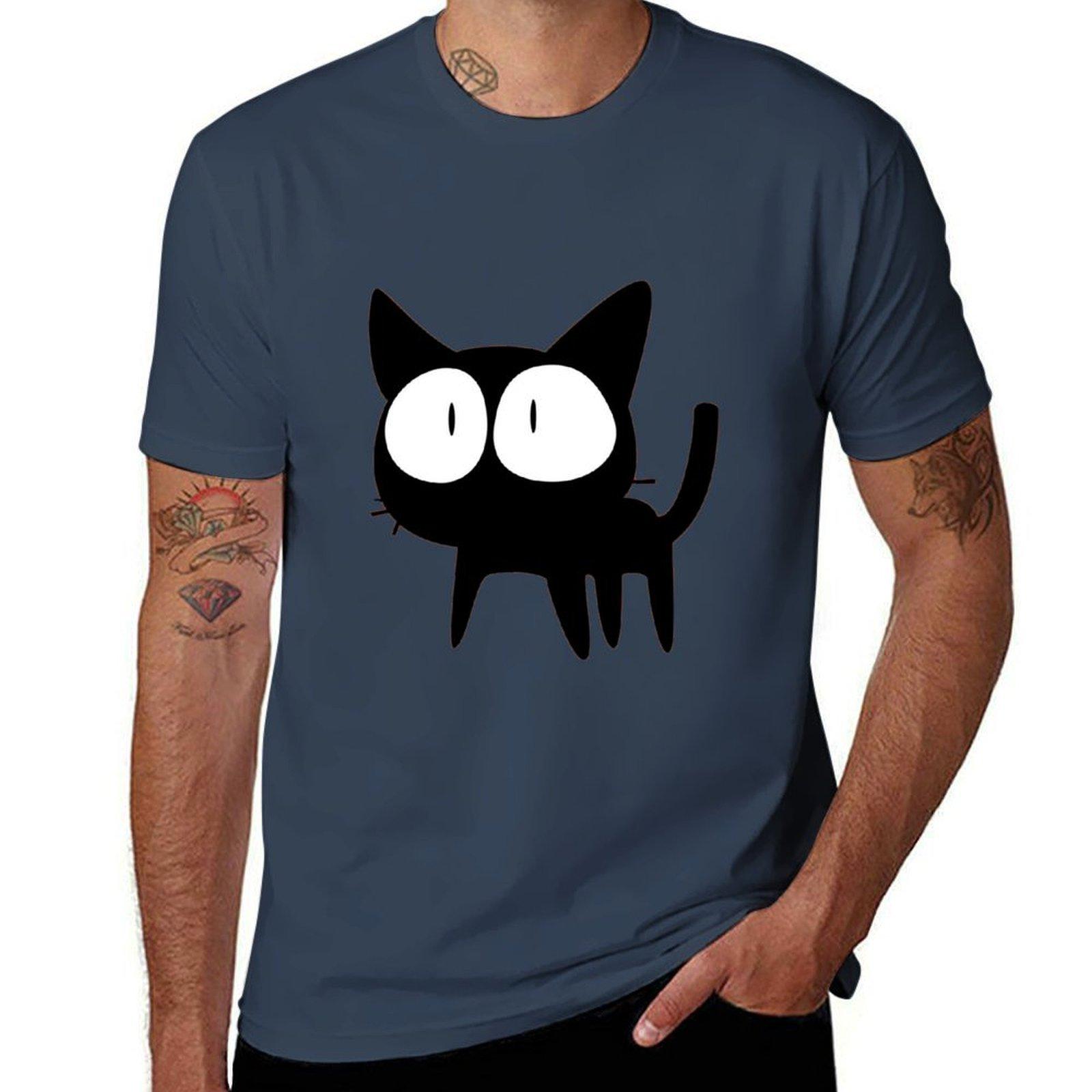 Flcl Cat Tshirt Basic All Season Solid Tshirt S